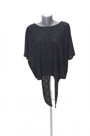 Damen -T-ShirtJaninaohne Aufdruck,farbeschwarz,größeL