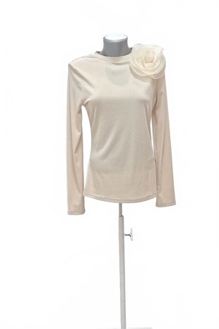Damen -T-ShirtGenesisohne Aufdruck,farbebeige,größeL