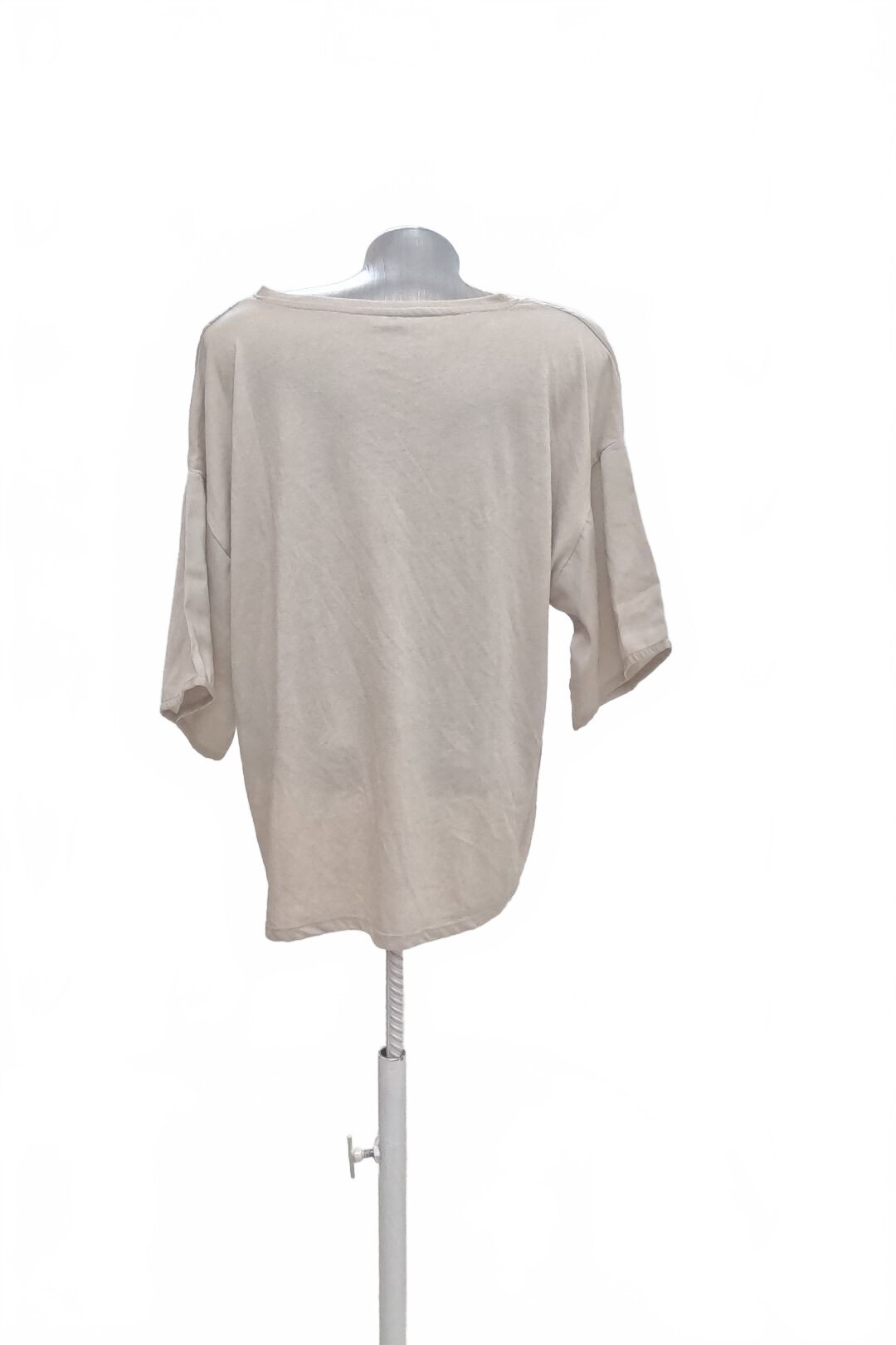 Damen -T-ShirtLindexohne Aufdruck,farbebeige,größeM