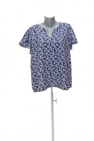 Damen -T-ShirtGenesisohne Aufdruck,farbegeblümt,größe48