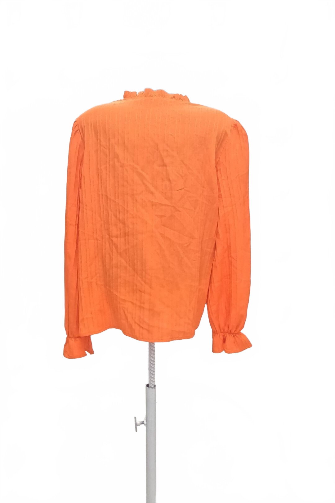 Damen -T-ShirtSheinohne Aufdruck,farbeorange,größeXL