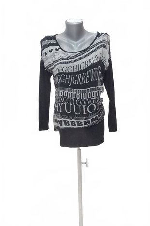 Damen -T-ShirtOrsayohne Aufdruck,farbegemustert,größeS
