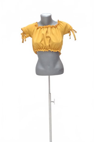 Damen -T-ShirtNew Lookohne Aufdruck,farbegelb,größe36