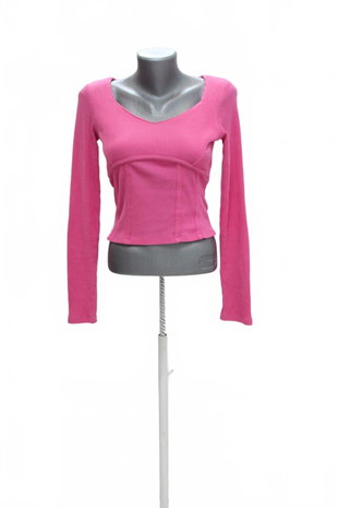 Damen -T-ShirtF&Fohne Aufdruck,farberute,größe36