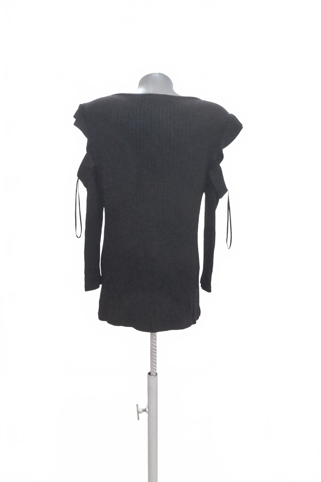 Damen -T-ShirtF&Fohne Aufdruck,farbeschwarz,größe40
