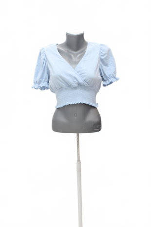 Damen -T-ShirtMonkiohne Aufdruck,farbeblau,größeS