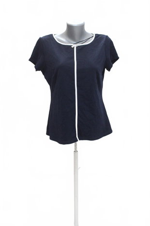 Damen -T-ShirtOrsayohne Aufdruck,farbeblau,größeXL