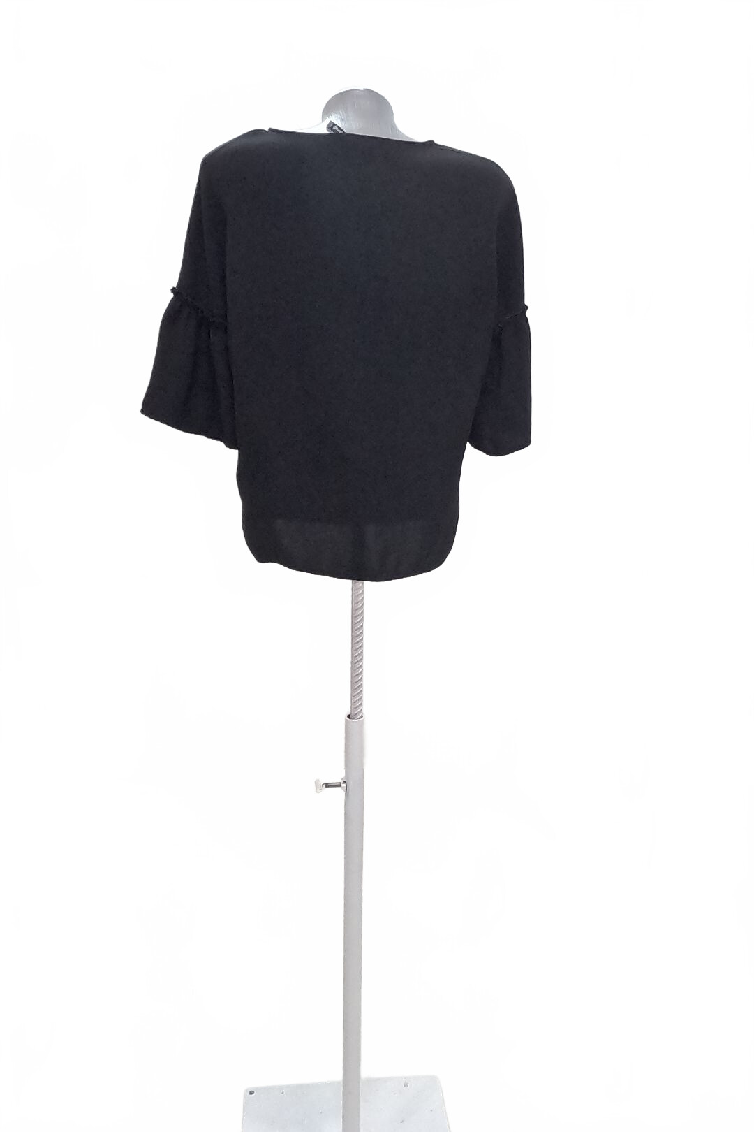 Damen -T-ShirtStradivariusohne Aufdruck,farbeschwarz,größeS