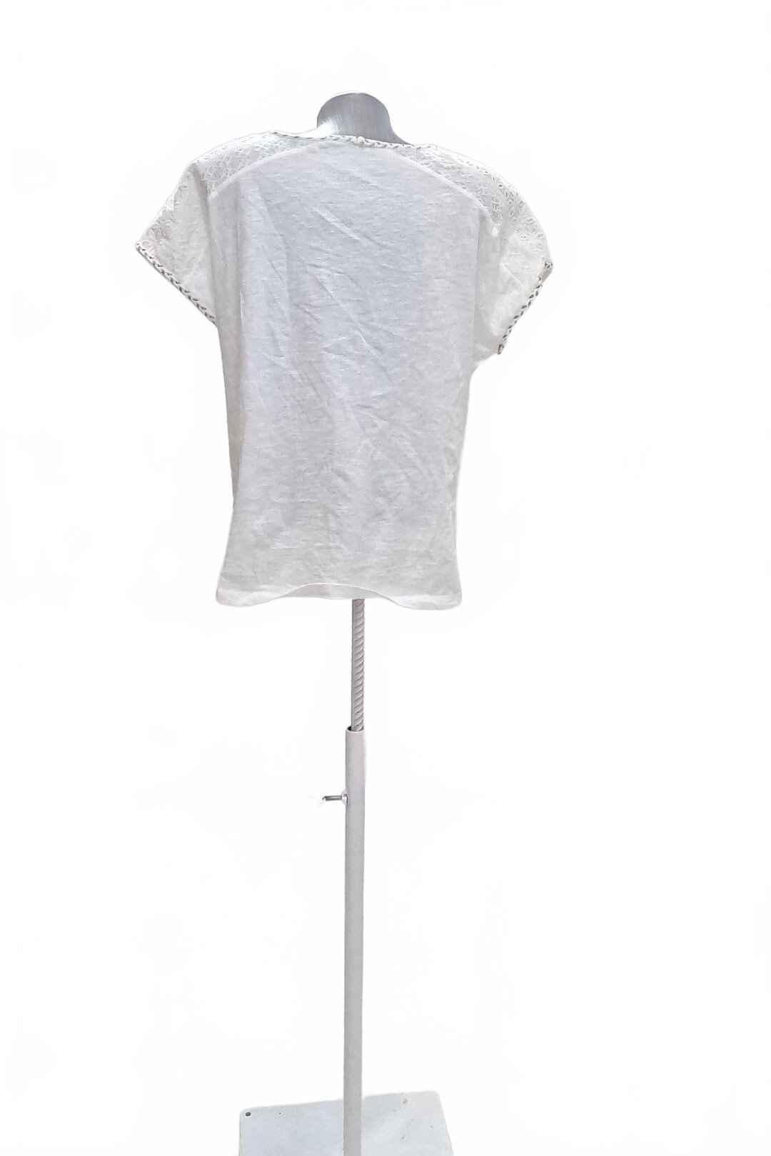Damen -T-ShirtGenesisohne Aufdruck,farbeweiss,größeM