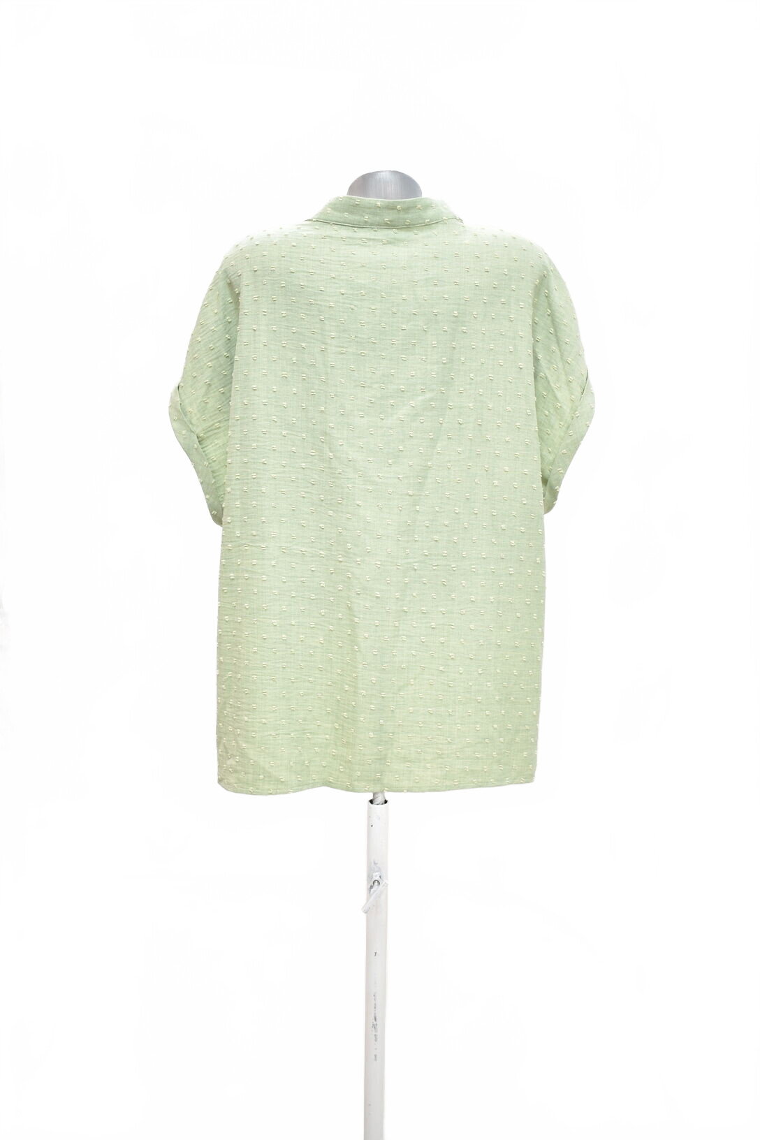 Damen -T-ShirtSheinohne Aufdruck,farbegrün,größe2XL