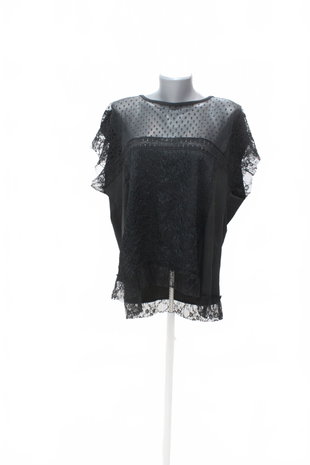 Damen -T-ShirtJaninaohne Aufdruck,farbeschwarz,größe46