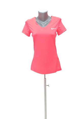 Damen -T-ShirtNikeohne Aufdruck,farberute,größeM