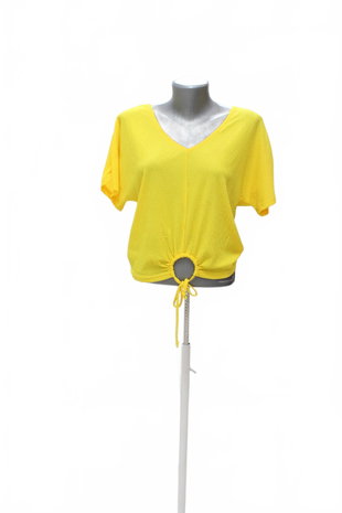 Damen -T-ShirtGenesisohne Aufdruck,farbegelb,größeM