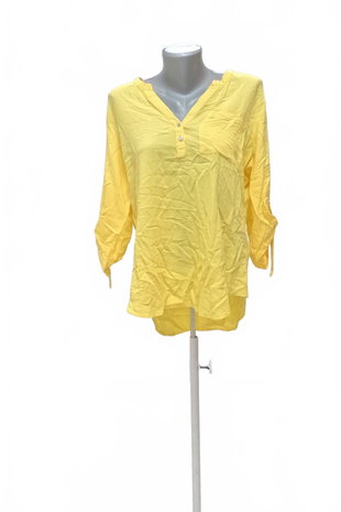 Damen -T-ShirtF&Fohne Aufdruck,farbegelb,größe44