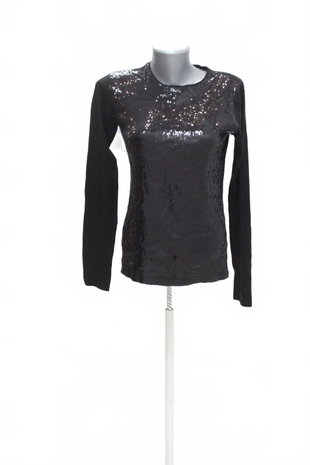 Damen -T-ShirtGenesisohne Aufdruck,farbeschwarz,größeS