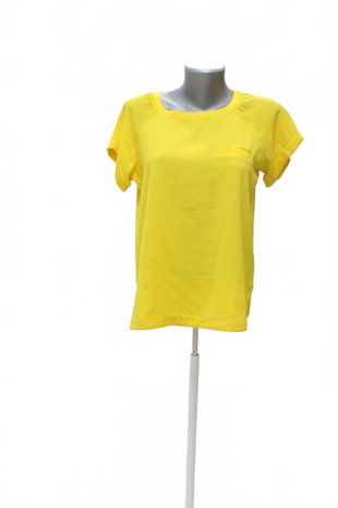 Damen -T-ShirtPromodohne Aufdruck,farbegelb,größeS