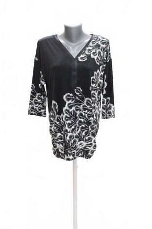 Damen -T-ShirtGenesisohne Aufdruck,farbegeblümt,größeL
