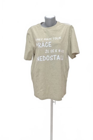 Damen -T-ShirtGenesismit Aufdruck,farbebeige,größeL
