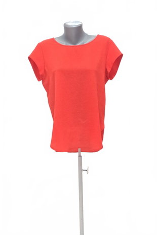 Damen -T-ShirtOnlyohne Aufdruck,farberot,größeM
