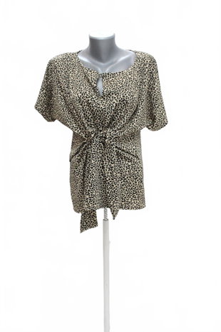 Damen -T-ShirtGenesisohne Aufdruck,farbeanimal-print,größeXL