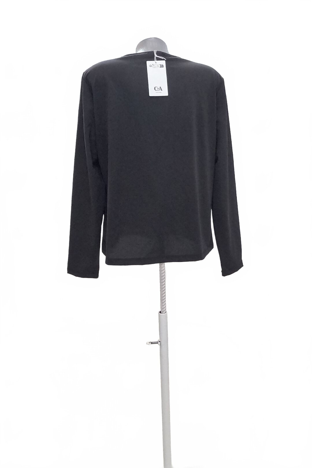 Damen -T-ShirtC&Aohne Aufdruck,farbeschwarz,größeXL