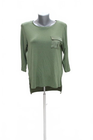 Damen -T-ShirtNew Lookohne Aufdruck,farbekhaki,größe38