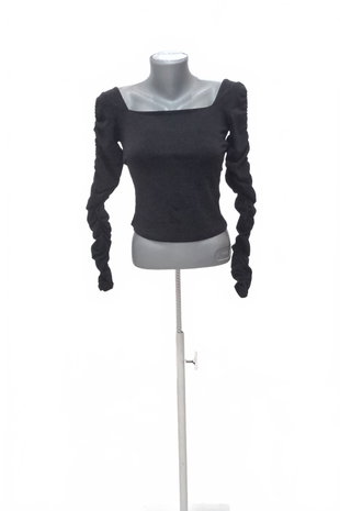 Damen -T-ShirtH&Mohne Aufdruck,farbeschwarz,größeXS