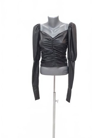 Damen -T-ShirtGenesisohne Aufdruck,farbeschwarz,größeXS
