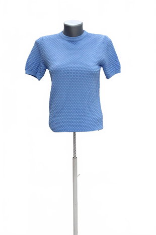 Damen -T-ShirtZaraohne Aufdruck,farbeblau,größeL