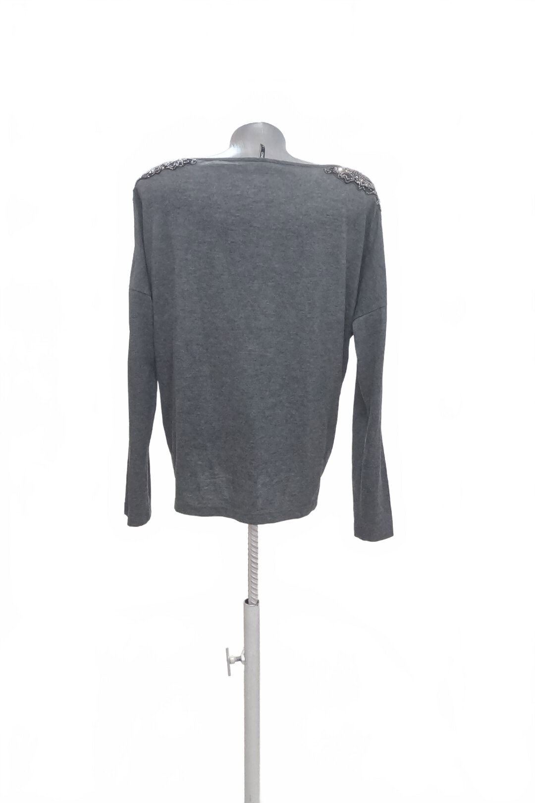 Damen -T-ShirtOnlyohne Aufdruck,farbegrau,größeM