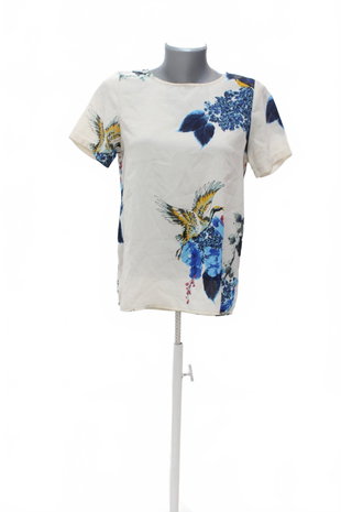 Damen -T-ShirtVero Modaohne Aufdruck,farbegeblümt,größeS