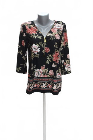 Damen -T-ShirtGenesisohne Aufdruck,farbegeblümt,größeS