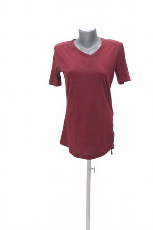 Damen -T-ShirtAlpine Proohne Aufdruck,farbebordo,größeXS