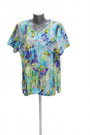 Damen -T-ShirtGenesisohne Aufdruck,farbemehrfarbig,größeL