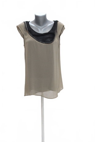 Damen -T-ShirtGenesisohne Aufdruck,farbebraun,größeL