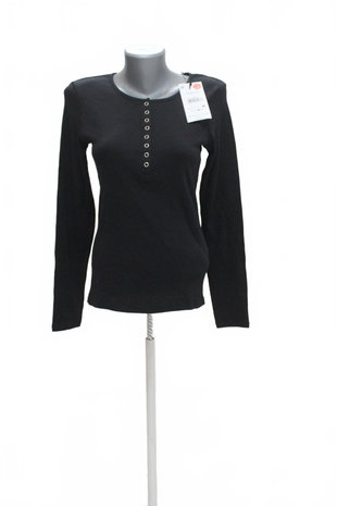 Damen -T-ShirtSinsayohne Aufdruck,farbeschwarz,größeXL