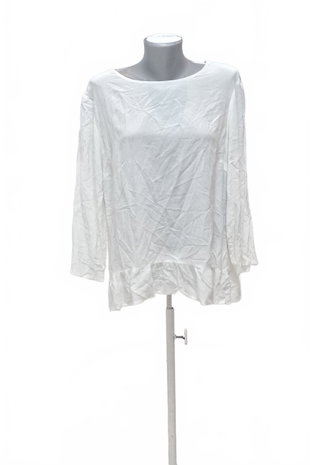 Damen -T-ShirtOuiohne Aufdruck,farbeweiss,größeL