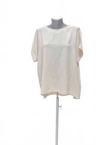 Damen -T-ShirtNew Collectionohne Aufdruck,farbebeige,größeL