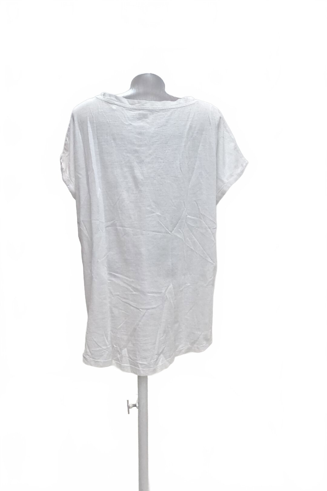 Damen -T-ShirtF&Fmit Aufdruck,farbeweiss,größe48