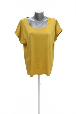 Damen -T-ShirtJaninaohne Aufdruck,farbegestreift,größe38
