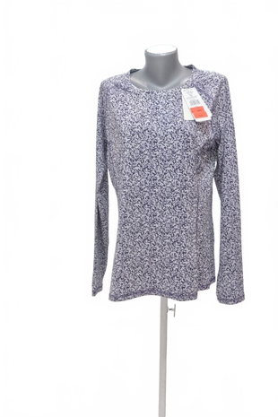 Damen -T-ShirtAlpine Proohne Aufdruck,farbegemustert,größe2XL