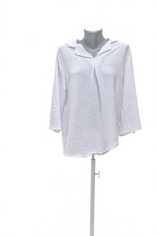 Damen -T-ShirtFisherfieldohne Aufdruck,farbeweiss,größe40