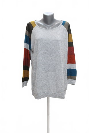 Damen -T-ShirtGenesisohne Aufdruck,farbemehrfarbig,größe2XL