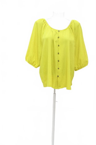 Damen -T-ShirtF&Fohne Aufdruck,farbegrün,größe46