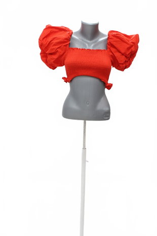 Damen -T-ShirtZaraohne Aufdruck,farberot,größeS