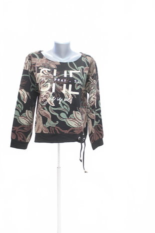 Damen -T-ShirtGenesismit Aufdruck,farbegeblümt,größeL