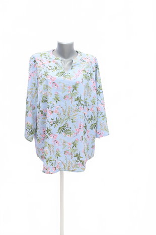 Damen -T-ShirtGenesisohne Aufdruck,farbegeblümt,größe50