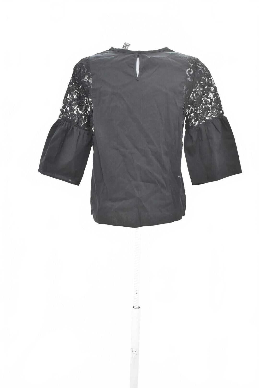 Damen -T-ShirtNew Lookohne Aufdruck,farbeschwarz,größe36