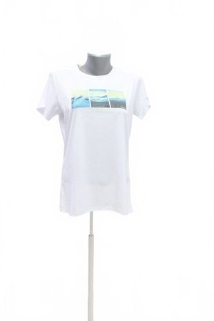 Damen -T-ShirtRegattamit Aufdruck,farbeweiss,größe38