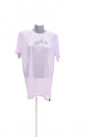 Damen -T-ShirtAbout Youmit Aufdruck,farbeviolett,größe40